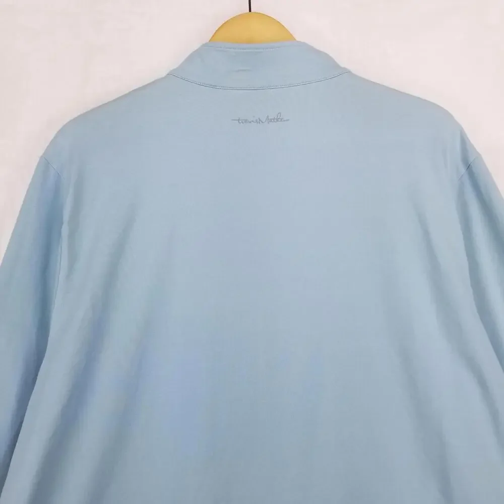 Travis Mathew 1/4 Zip Pullover Shirt Jacket XXL Light Blue Sedona Golf & Resort - Picture 9 of 15
